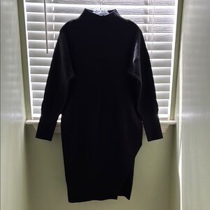 Elegant Black Knit Dress